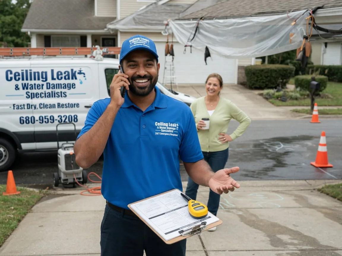 Ceiling Leak Cleanup Falls Church, VA FAQs